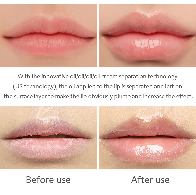 Instant Volumising Lips Plumper Repairing Reduce Lip Fine Lines Mask Longa Duração Hidratante Care Lip Oil Sexy Plump Serum 5ml