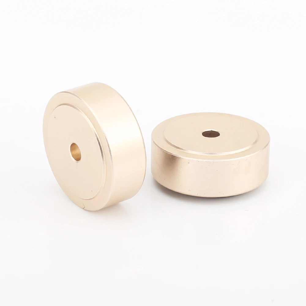 30mm*12mm Machined Full Aluminum Speaker AMP Isolation Foot Spike Floor Base Pad Stand Cone Damp For Hifi Audio CD Radio DAC 4PC