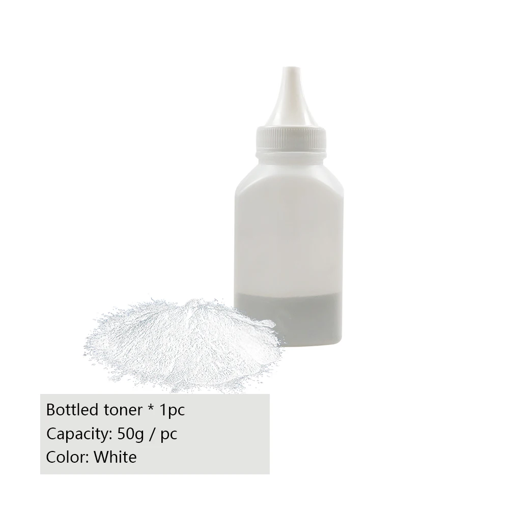 DMYON White Refill Toner Powder Compatible for HP 125A CB540A 541A 542A 543A CP1210 1213 1214 1215 1216 1217 1510 1312 Printer