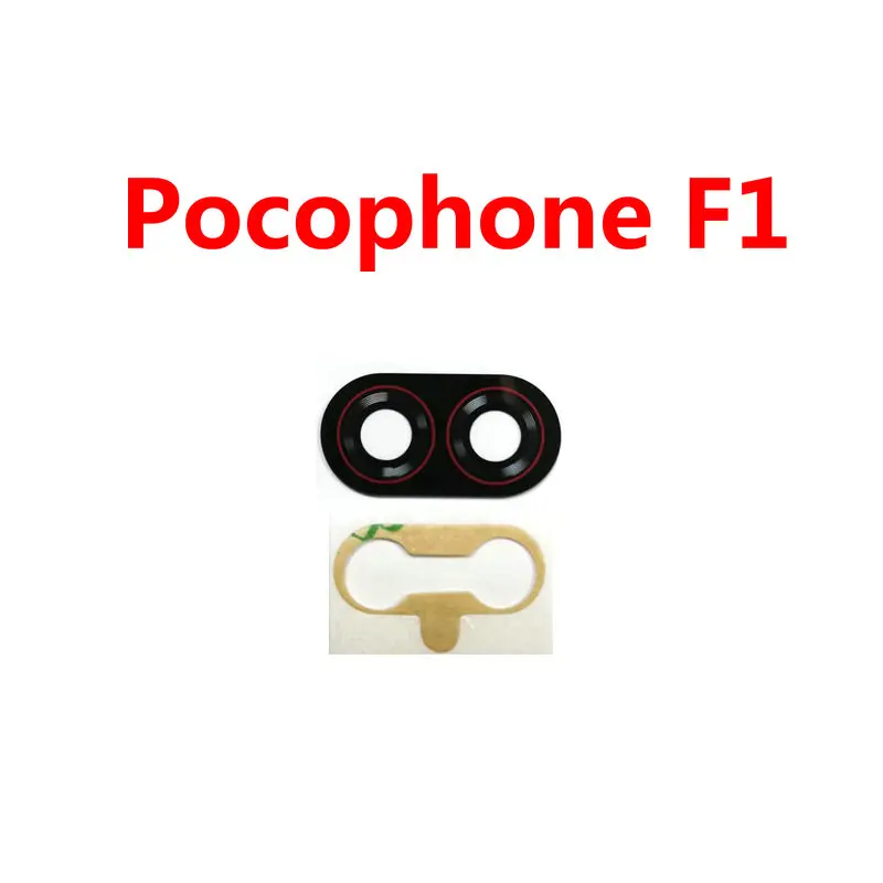 New Rear Camera Glass & Adhesive sticker Replacement for Xiaomi Pocophone Poco F1