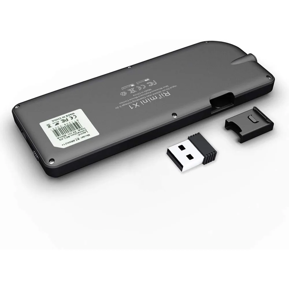 Мини-Клавиатура Rii X1 Беспроводная с тачпадом, 2,4 ГГц