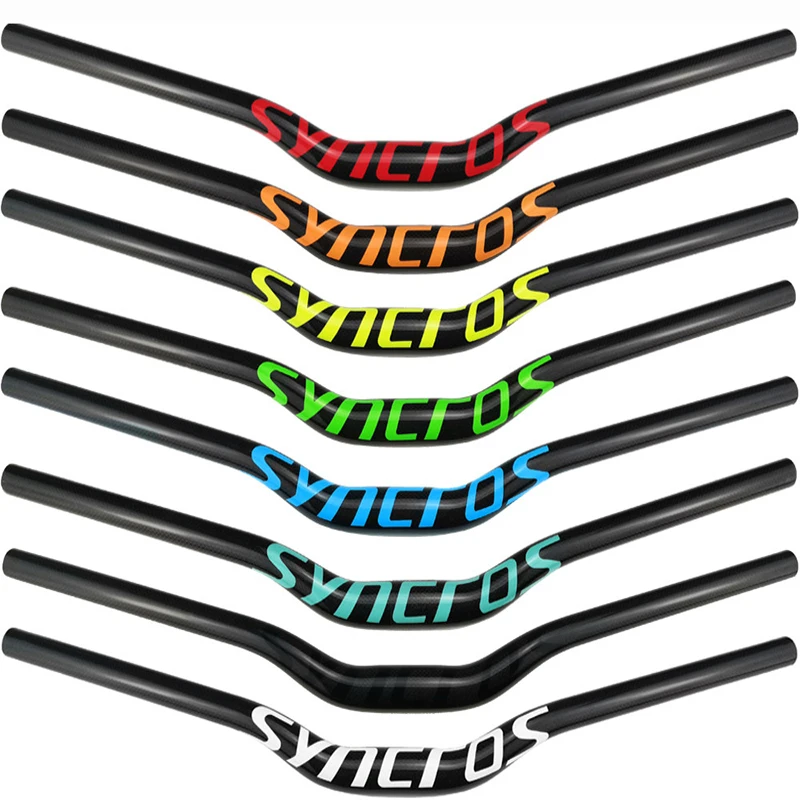 

SYNCROS Large Arc Swallow Shaped Full Carbon Fiber MTB Handlebar Mountain Bicycle Rise Bar Sweep Rear 20 Degree 720mm