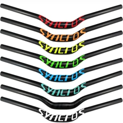 SYNCROS Large Arc Swallow Shaped Full Carbon Fiber MTB Handlebar Mountain Bicycle Rise Bar Sweep Rear 20 Degree 720mm