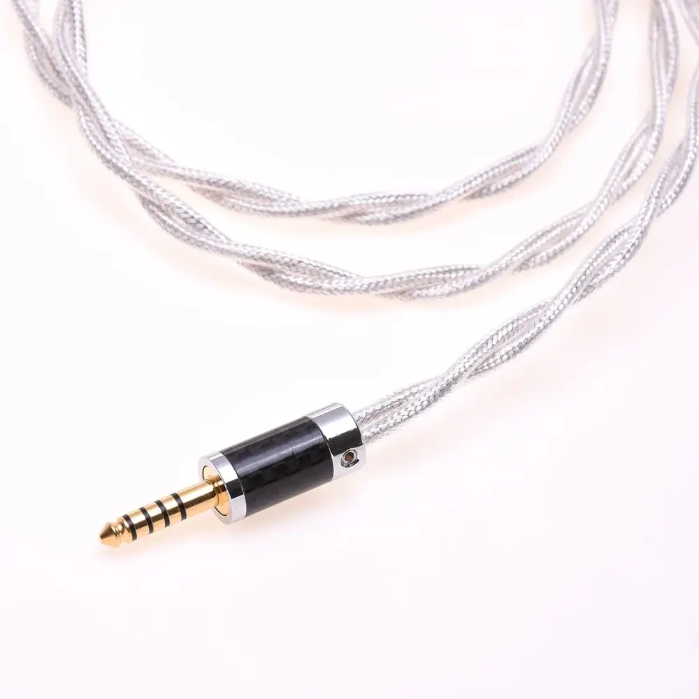 4.4MM To RCA Âm Thanh Mở Rộng Trong Suốt Mạ Bạc Lá Chắn Cáp Tương Thích Cho IFi Sony NW-WM1Z 1A MDR-Z1R TA-ZH PHA-2