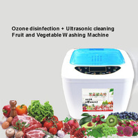 9L Household Fruit and Vegetable Ozone + Ultrasonic Sterilizer Washing Machine Ozone Disinfection Washer Detoxification Machine