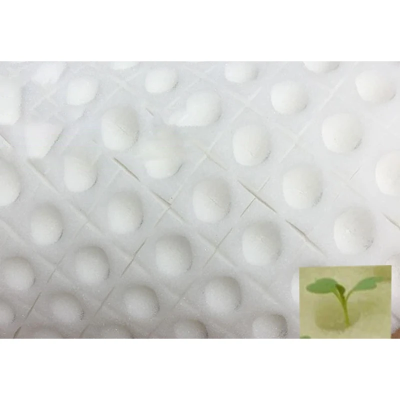 100Pcs Soilless Hydroponic Sponge Seed Growing Media Cubes Planting Gardening Tool Square Seedling Foam Nursery Pot