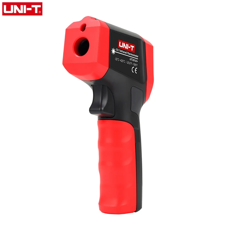 UNI-T Non Contact Infrarood Laser Thermometer Hd Kleur Screen Industriële Temperatuur Meting UT301A + UT301C + Ir Gun