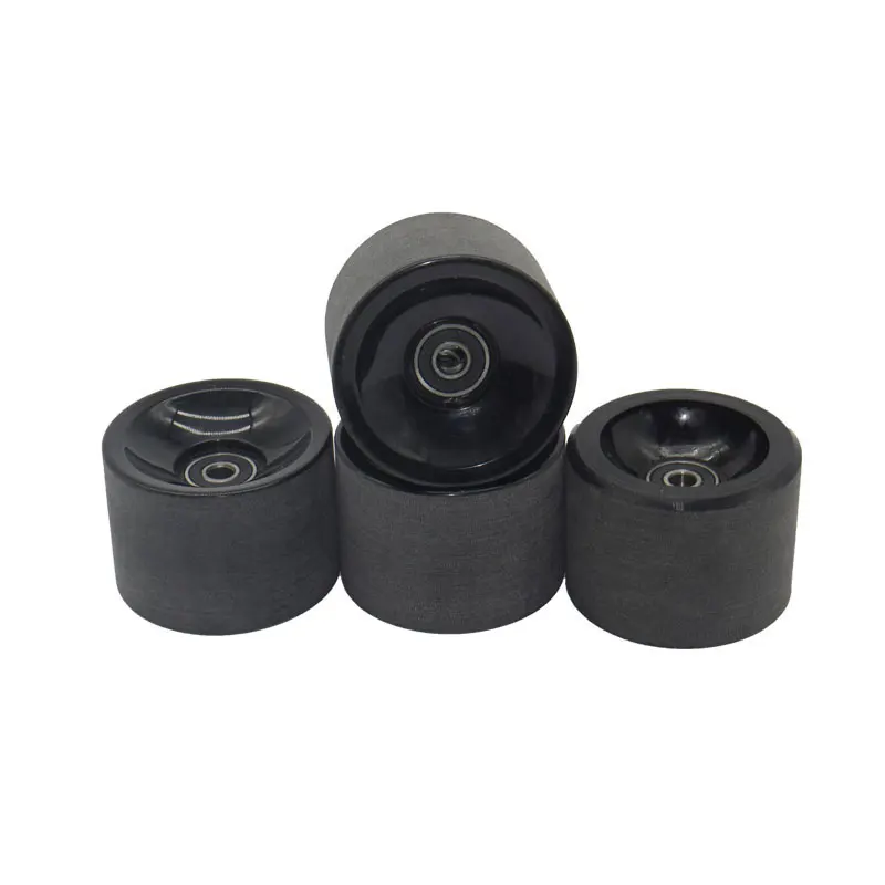 New Good Quality 4Pcs/Set Cruiser Surf Matte Skateboard Wheels PU Wheels Long Board Cruiser Wheels with ABEC-9 Bearings