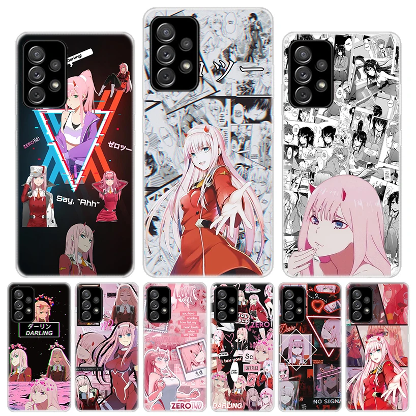 Zero Two Darling In The FranXX Phone Case For Samsung Galaxy A55 A54 A52 A53 A15 A14 A12 A13 A25 A24 A22 A23 A35 A34 A32 A33 A04