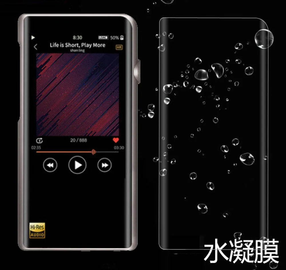 واقي شاشة ناعم ، فيلم نانو ، لـ SHANLING M6 M6S M6 PRO M6Pro (غير زجاجي)