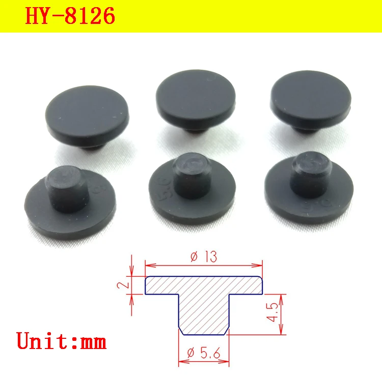 High quality silicone rubber sealing plug seal hole plug  Solid Pad Kit Foot pad High Temp Soft Solid Silicone Rubber pad 5.6mm