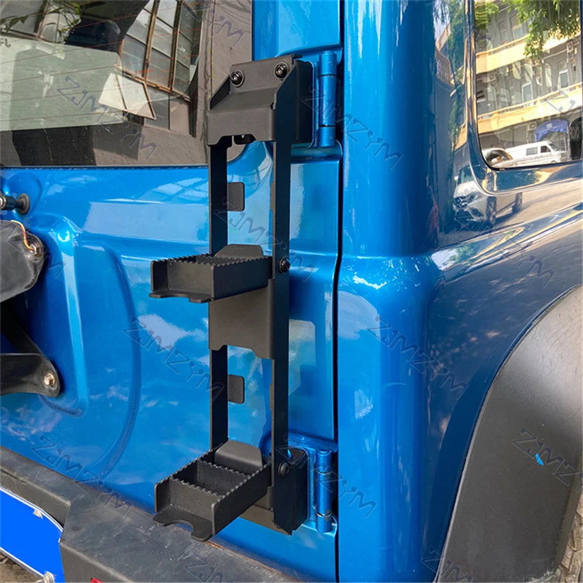 JB74 scala per porta posteriore per auto scala pieghevole portatile per auto scala per coda esterna scala per arrampicata accessori per scale portellone modificato