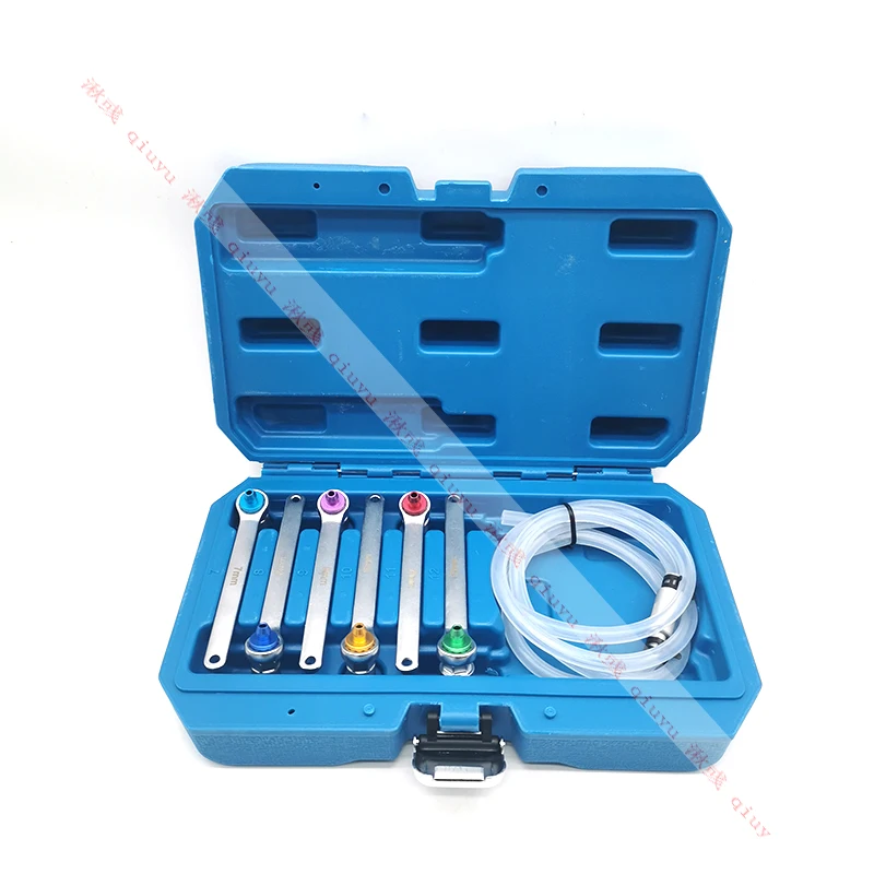 

7pc Brake Bleed Universal Wrench Set Bleeding Brake & Hydraulic Clutch Systems 7 8 9 10 11 12mm For Many Cars