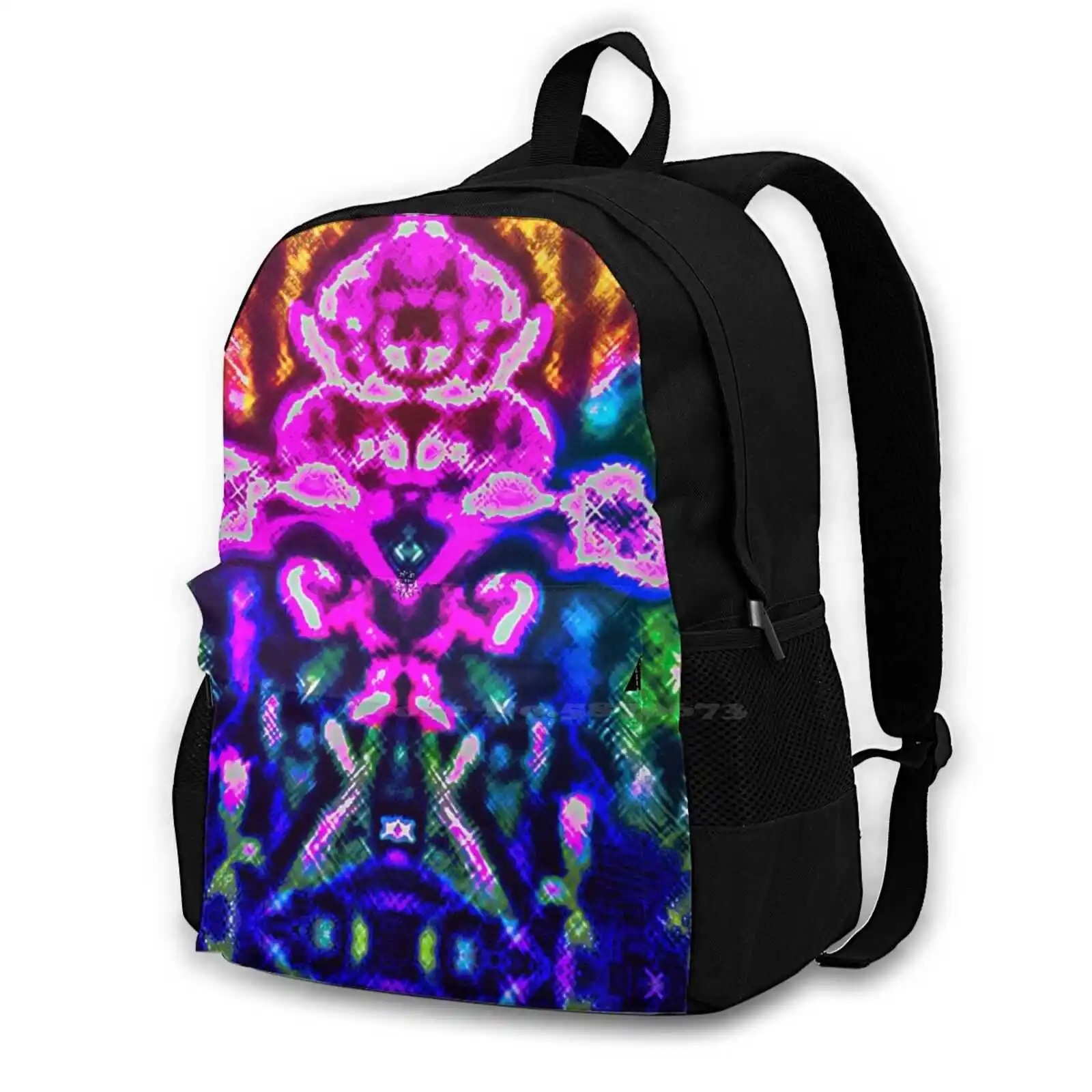 A Symbol Of Hope 3d Print Design Backpack Casual Bag Religious Flower Silhouette Plants Nature Symbolism Peace Love