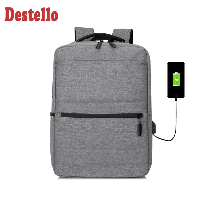 

Fashion men 15.6 inch laptop business backpack waterproof travel bag USB charge computer Backpacks multifunctional travel bags