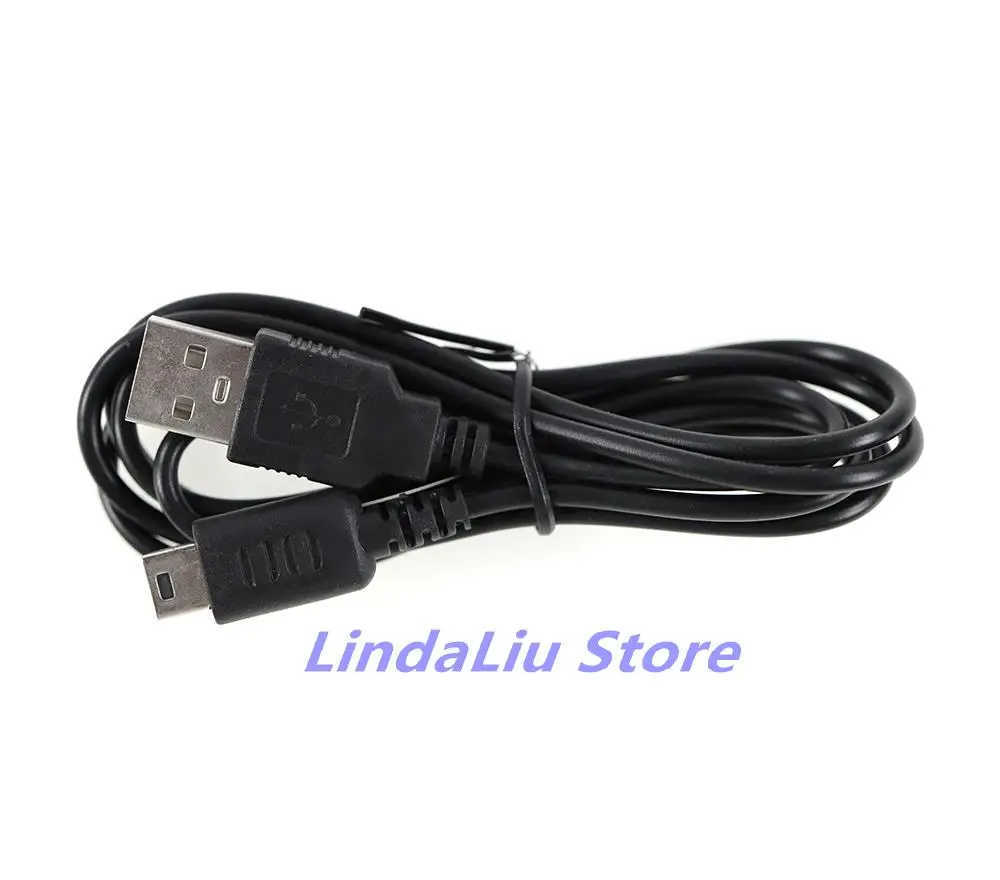 50 Buah Kabel Pengisi Daya Data USB Hitam untuk Jalur Kabel Daya Pengisi Daya NDSL untuk Nintendo DS Lite DSL NDSL