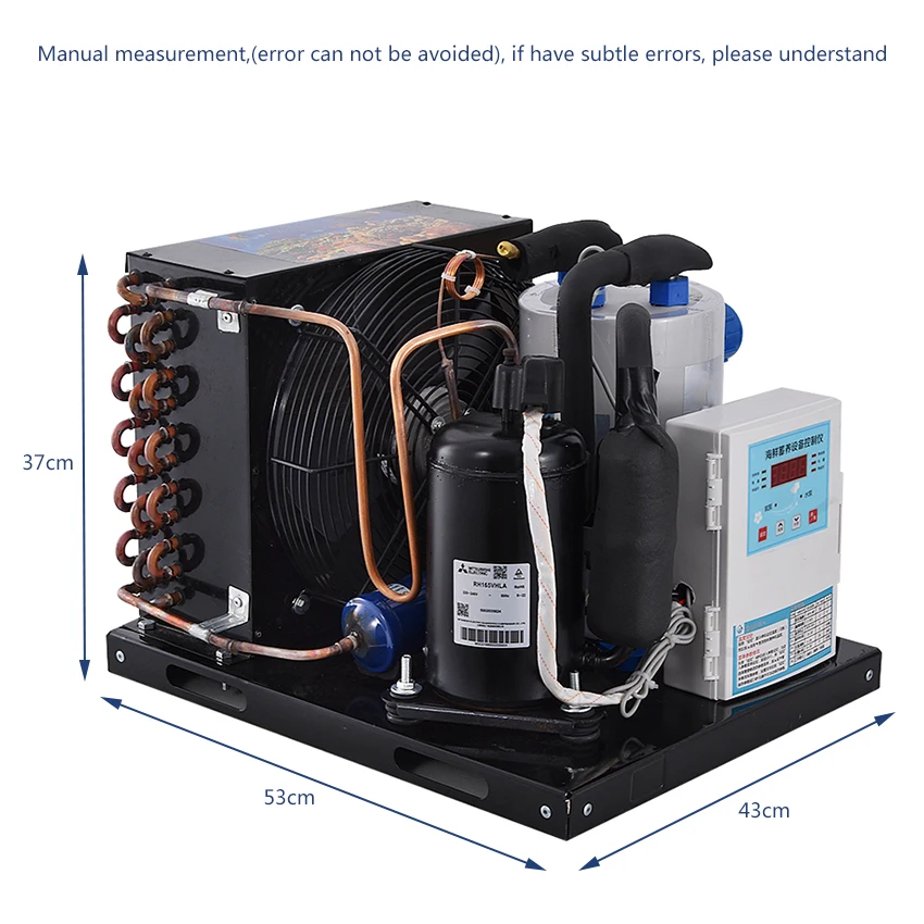 Seafood Pool Fish Tank Water Chiller Industrial Aquarium Chiller 750W Water Cooling Machine Water Temperature Controller 220V