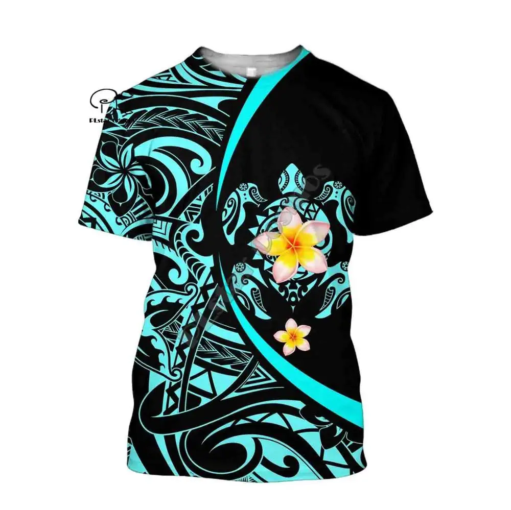 PLstar Cosmos 3DPrint Kanaka Polynesian Tribal country culture Harajuku Streetwear Native Unisex Funny Tshirts Short sleeve -b3