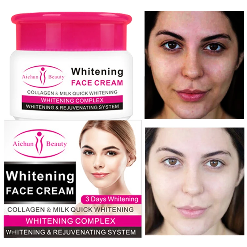 

Whitening Face Cream Moisturizing Nourish Repair Brighten Anti-Wrinkle Anti-Aging Anti-Acne Oil Control Collagen Skin Care 80ml