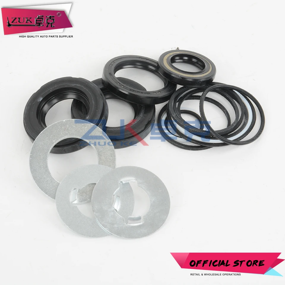 ZUK For HONDA For ACCORD Power Steering Gear Box Repair Kit O-Ring Oil Seal Gasket Set Year 2003-2007 CM4 CM5 CM6 2.0L 2.4L 3.0L