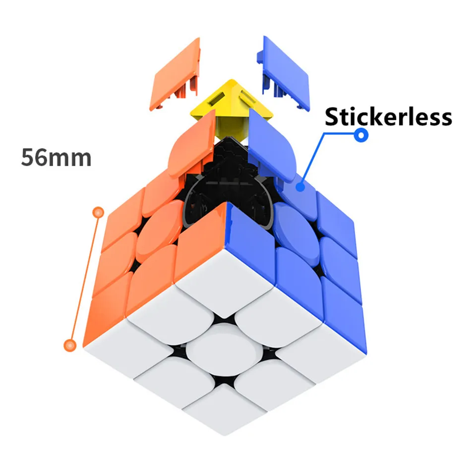 356RS แกน3x3ลูกบาศก์ความเร็วระดับมืออาชีพลูกบาศก์มายากลลูกบาศก์3x3 356rs แกนของเล่นเพื่อการศึกษาสำหรับเด็ก GAN 356 RS