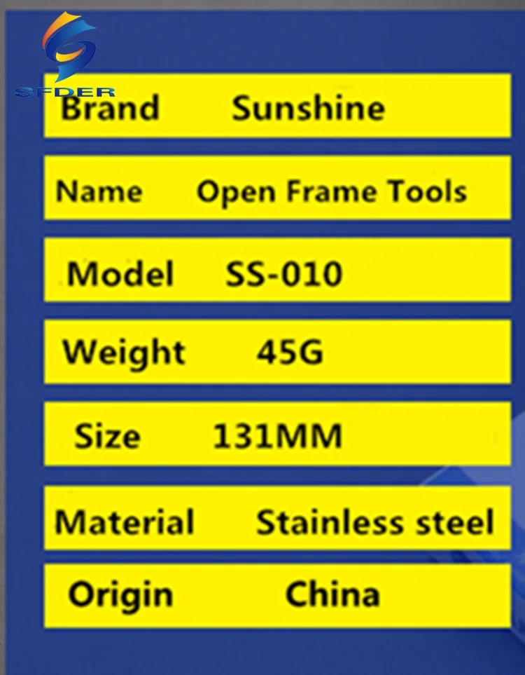 SS-010สร้อยคอในเครื่องมือพิเศษโลหะสแตนเลสโทรศัพท์มือถือคันโยกลง Teardown