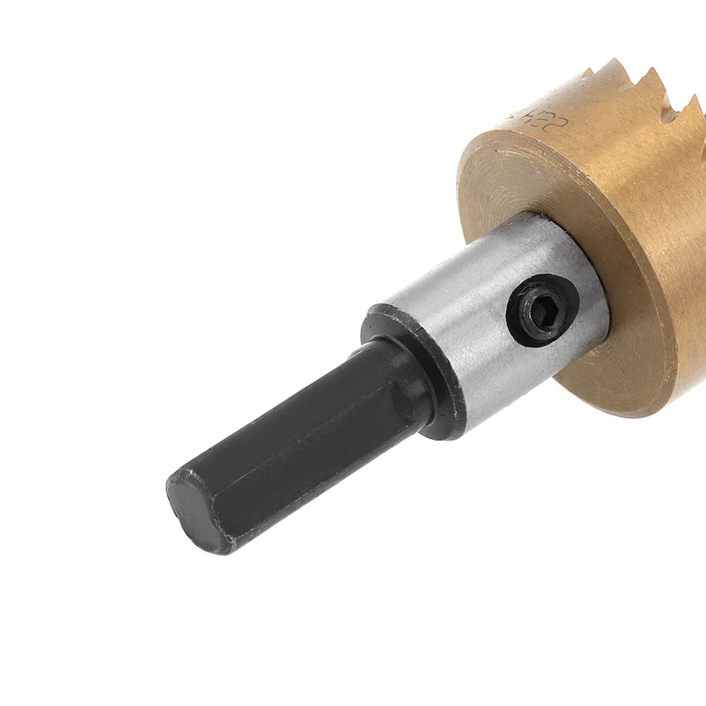 Thép Cao Cấp Gỗ Cắt Mũi Khoan HSS Khoan Lỗ Cắt Công Cụ Với 25Mm Cho Việc Cài Đặt Khóa Cửa Kim Loại drillingKnobs