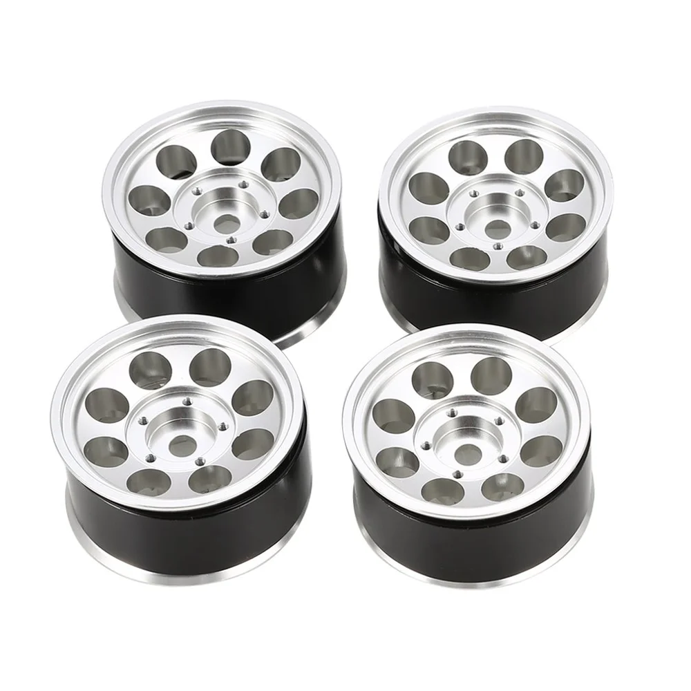 4PCS 1.55 Inch RC Car Aluminum Alloy Wheel Rim for RC Crawler Car TF2 Tamiya CC01 LC70 LC80 MST JIMNY Axial AX90069