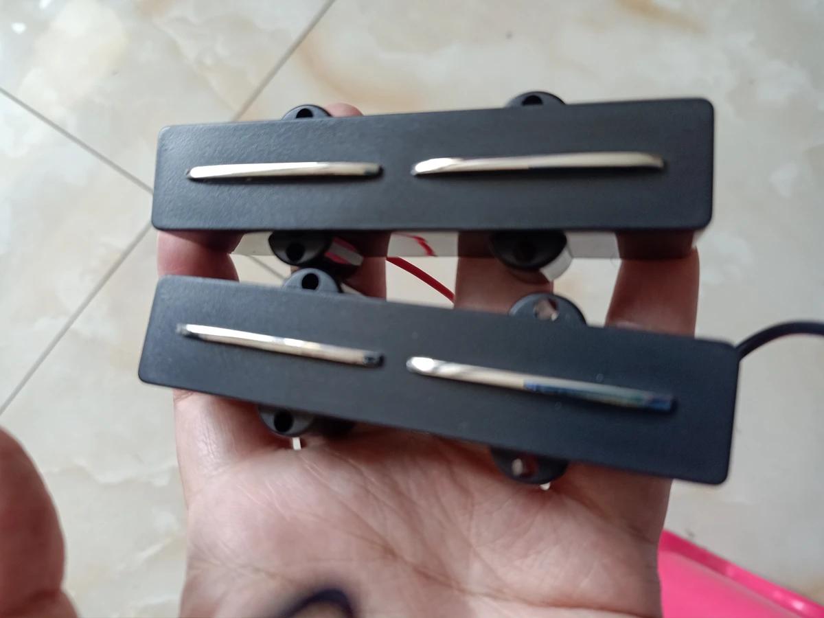 Pastillas magnéticas de acero Alnico para JAZZ BASS, pastillas Humbucker para bajo eléctrico, hechas en Corea