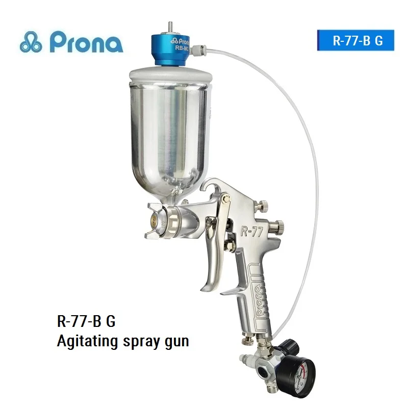 

Professional Agitating Paint Spray Gun Cars R-77-B Air Pressure Regulator Mini Agitator Pneumatic Tool Painting Pistol Sprayer