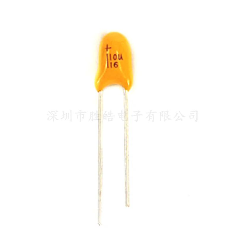 10PCS DIP Tantalum Capacitor 16V 10UF 16V 106 Capacitance 16V10UF 106 DIP Capacitors 10UF16V