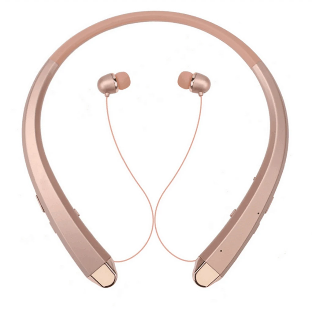 HBS-910 Wireless Bluetooth 4.1 Earphone Neckband With Microphone Noise Cancelling Stereo Sweat Proof Handsfree Sports Earphone