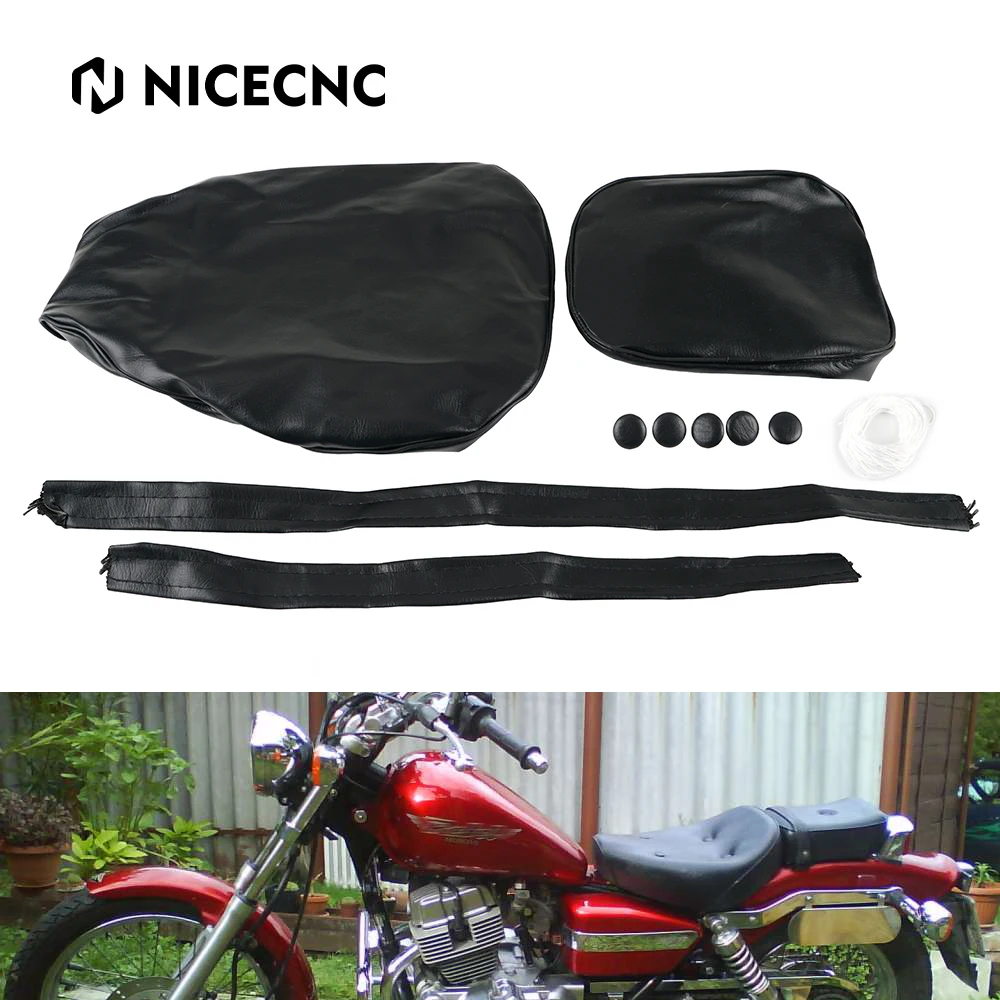 

Replacement Seat Cover for Honda Rebel 250 CMX250 1996-2003 2004 2005 2006 2007 2008 2009 CMX 250 Front & Rear Seat Cover