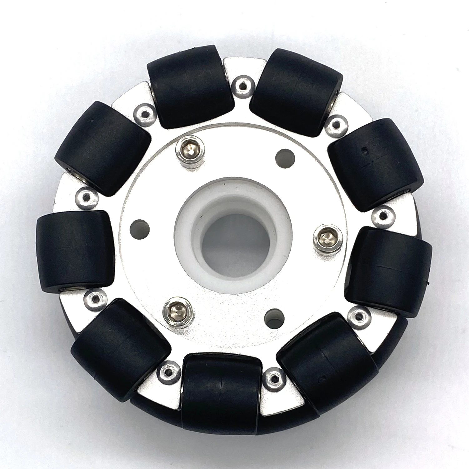 100mm Double Aluminium Compatible Omni Directional Wheel /W Bearing Rollers 14054