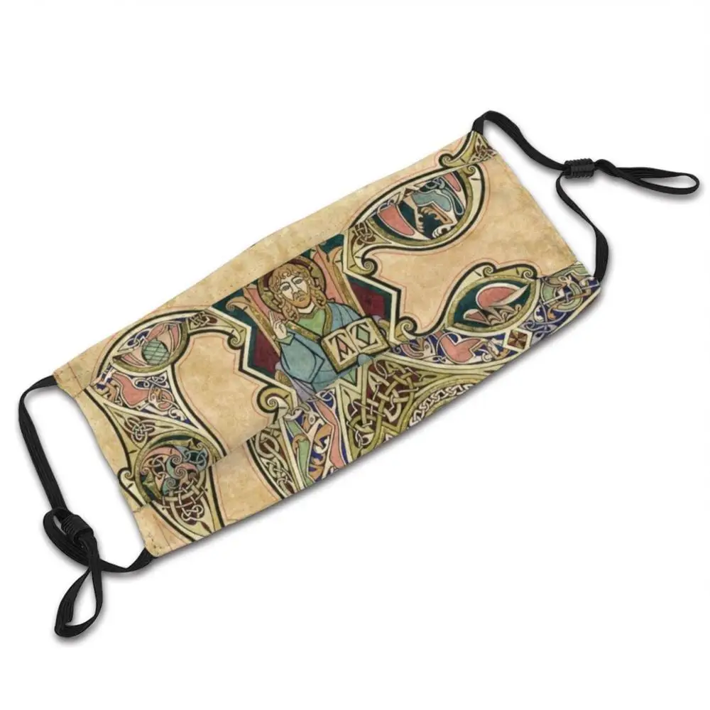 Chi Rho With Christ In Majesty Mask Adult Child Washable Pm2.5 Filter Logo Creativity Jesus Jesus Christ Christ In Majesty