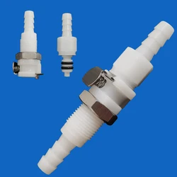 S-series 3/16 1/4 quick coupler quick disconnect fitting shut-off valve quick coupling Male Femal hose valved joint connector