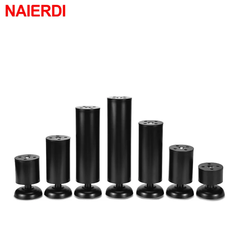 NAIERDI 6CM-30CM Furniture Foot Adjustable Cabinet Legs Stainless Steel Table Sofa Furniture Leg Table Feets Cabinet Table Legs