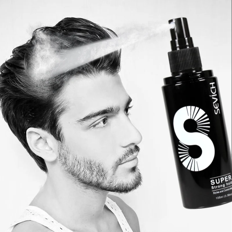 

100ml Fashion Hair Styling Spray Daily Use Unisex Strong Fixing Hair Building Fiber Quick Disposable Hair Hold Spray