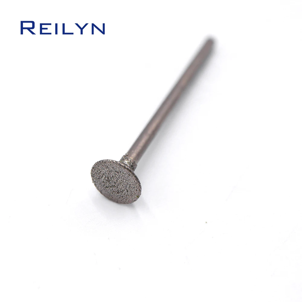 C2-type Fine Grain Emergy Diamond Grinding Burr Teeth Grinding Bits Grinding Abrasive Head for Die Grinder/Dremel/Rotary Tools