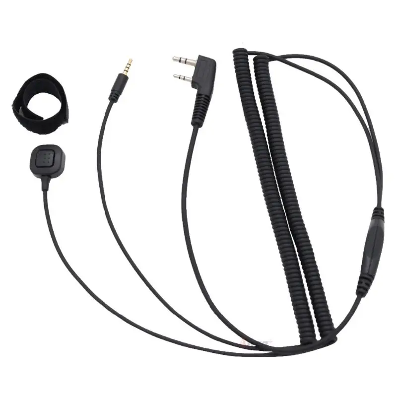 Vimoto Helmet Headset Special Connecting Cable for Baofeng UV-5R