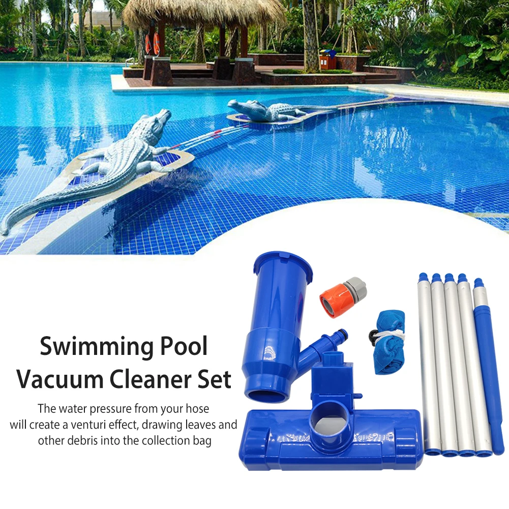 Mini Brush Swimming Pool Cleaning Tool Suction Device Vacuum Jet Household Swimming Pool Dirt Suction Device Pool Tools