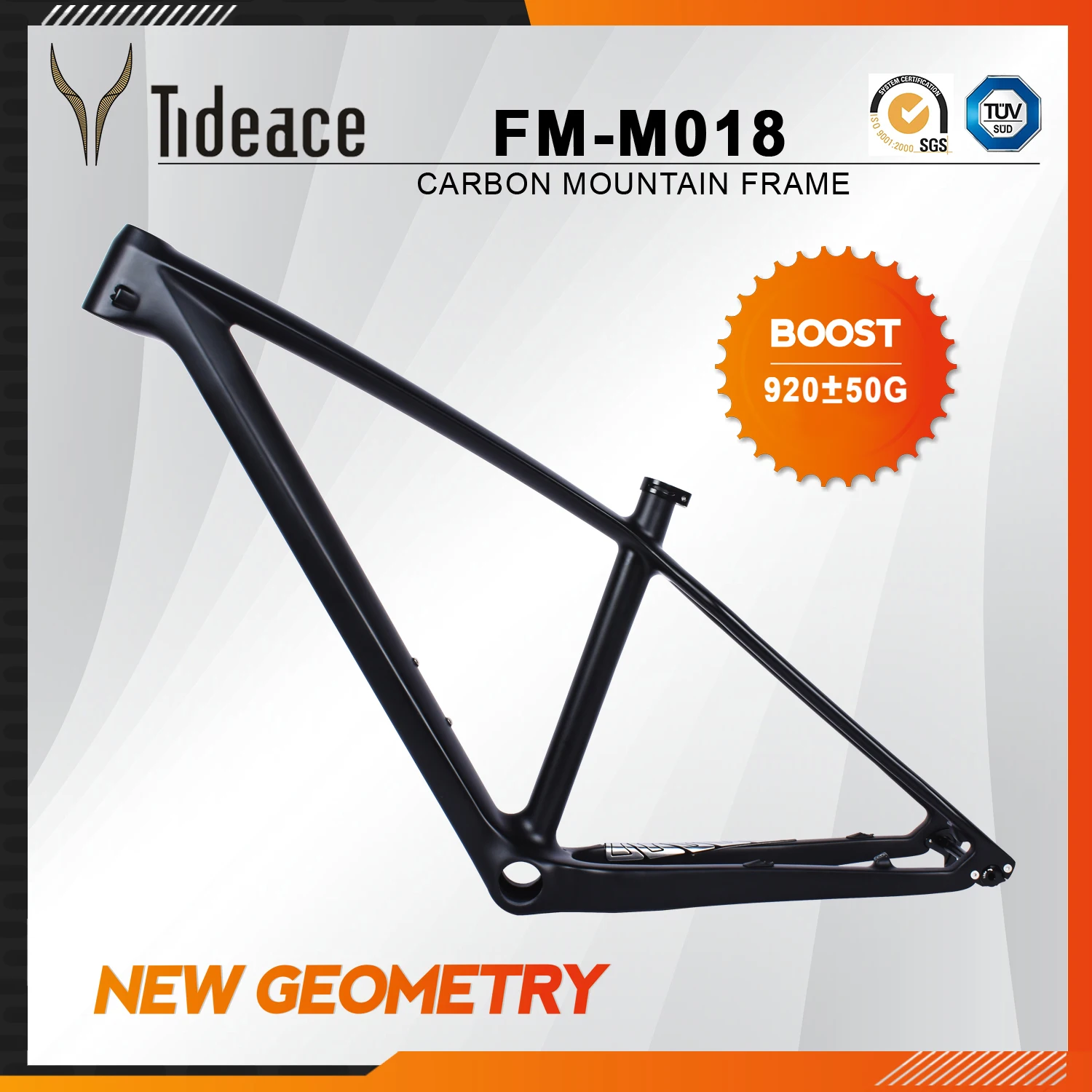 

Tideace Full Carbon Fiber MTB Bicycle Frame Ultralight 27.5er BOOST 148mm 142mm 135mm XC Mountain Frames