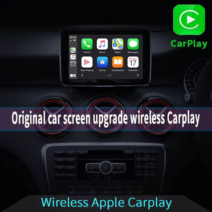 Wireless CarPlay /Android Auto/Mirroring Adapter Multimedia Interface For Mercedes-Benz A/B/C/E/CLA/GLA/GLK/ML Class NTG 4.5/4.7