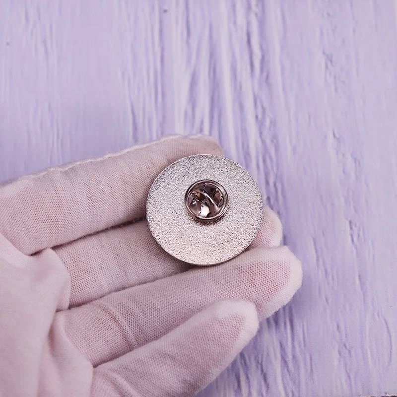 فيدرال مكتب السيطرة لعبة دبوس FBC الزجاج كابوشون زر بروش #2