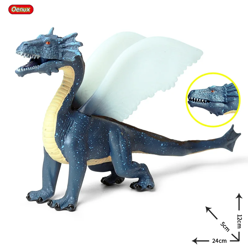 Oenux Mythischer Dinosaurier Drache Tiger Golem Löwe Schneemänner Rinder Modell Actionfiguren Künstlerische Dekoration Sammlung Kinderspielzeug