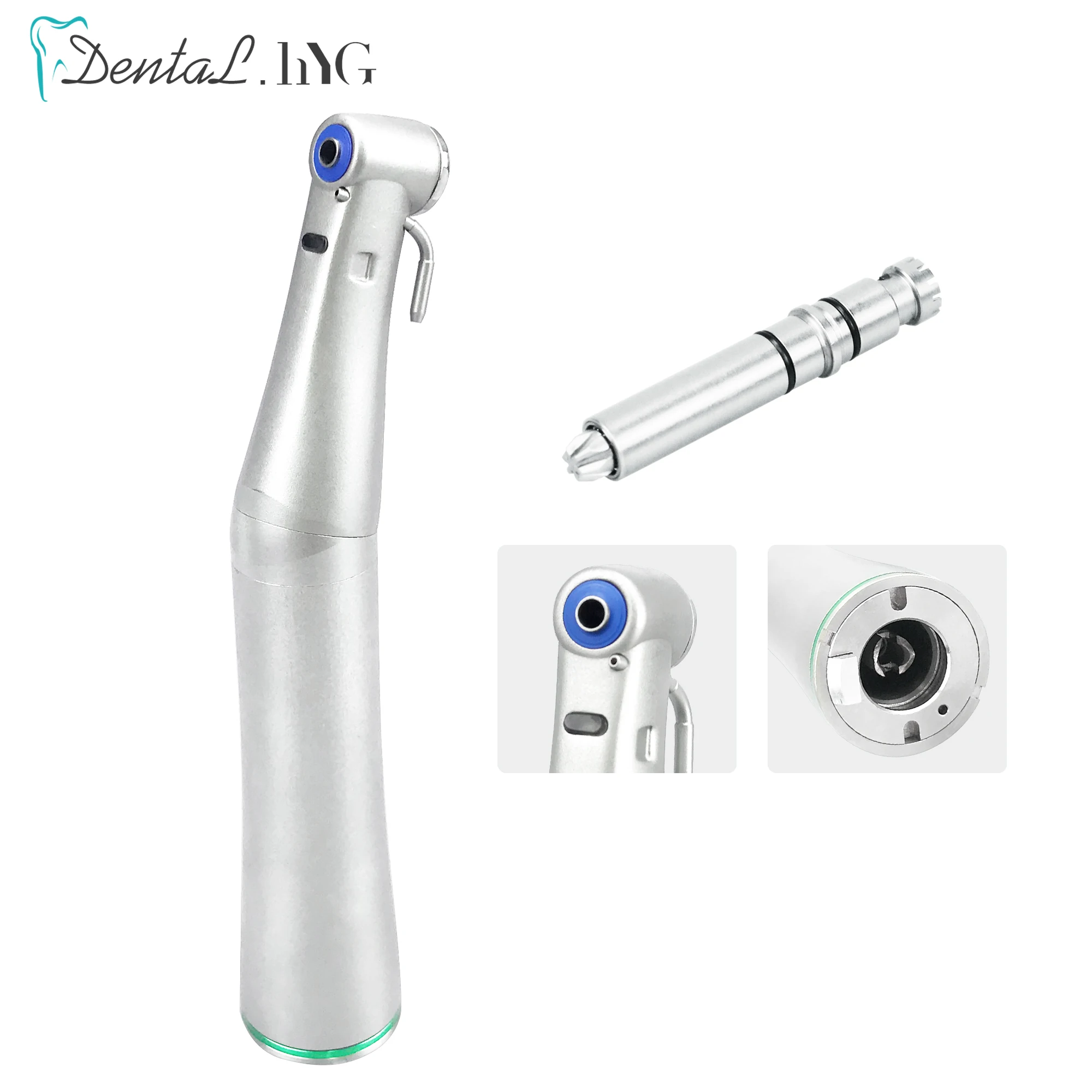 Dental Fiber Optical LED 20:1 Contra Angle slow Low Speed Handpiece Lcontra angle electric motor use contra angle head