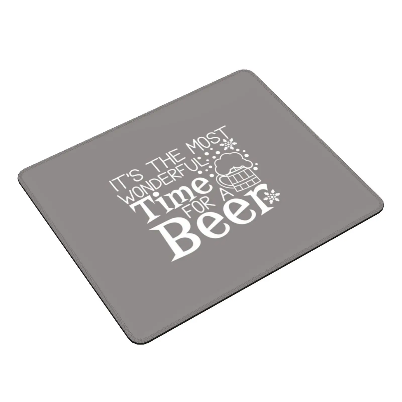 It's The Most Wonderful Time To Have A Beer Mouse Pad DIY Print Beer Drinker Beer Gift Beer Lover