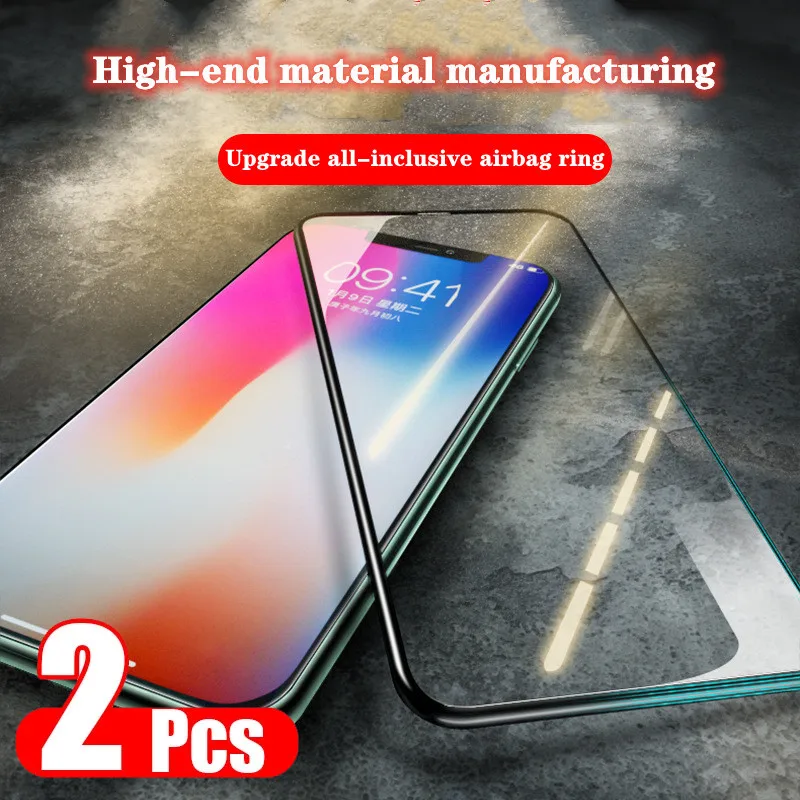 Airbag tempered glass film for iphone 7 11 12 Pro max Glass on iphone xr 8 7 plus 12mini screen protectors glass iPhone 7plus 11