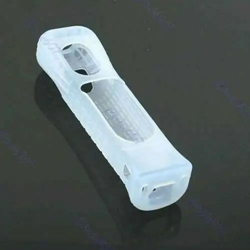 Nuovo Bianco di Protezione Anti-Caduta Custodia In Silicone Soft Cover Per Nintendo Wii Controller di Mano Borsette Con Movimento di Protezione Della Pelle più