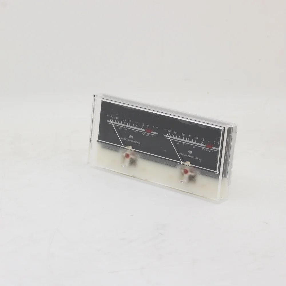 White Backlight VU Meter Head Power Discharge Level Front DB Sound Pressure Audio DIY Amplifier Kits P-59WTC